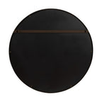 Cottage 30-in Round Mirror - Gold