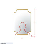 Carlton 22x33 Mirror - Gold
