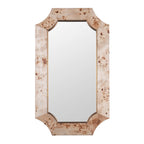 Farra 26x44 Wall Mirror - Poplar Burl/Weathered Brass