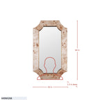 Farra 26x44 Wall Mirror - Poplar Burl/Weathered Brass