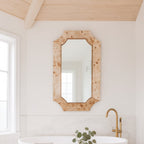 Farra 26x44 Wall Mirror - Poplar Burl/Weathered Brass