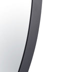 Tablet 30-in Round Wall Mirror - Black