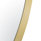 Tablet 30-in Round Wall Mirror - Gold