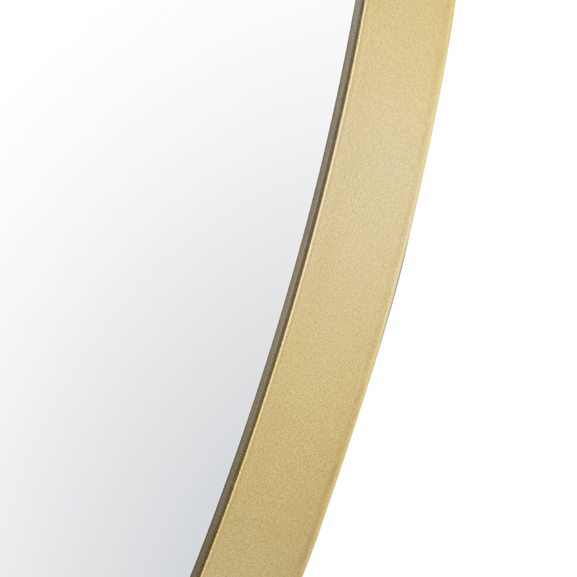 Tablet 30-in Round Wall Mirror - Gold