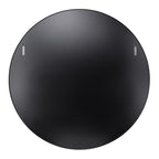 Tablet 40-in Round Wall Mirror - Black