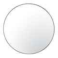 Tablet 40-in Round Wall Mirror - Gold