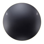 Tablet 40-in Round Wall Mirror - Gold