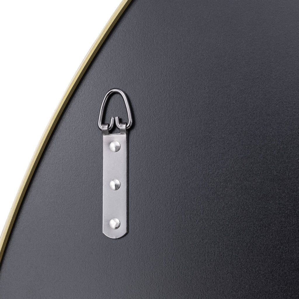 Tablet 40-in Round Wall Mirror - Gold