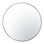 Tablet 50-in Round Wall Mirror - Black