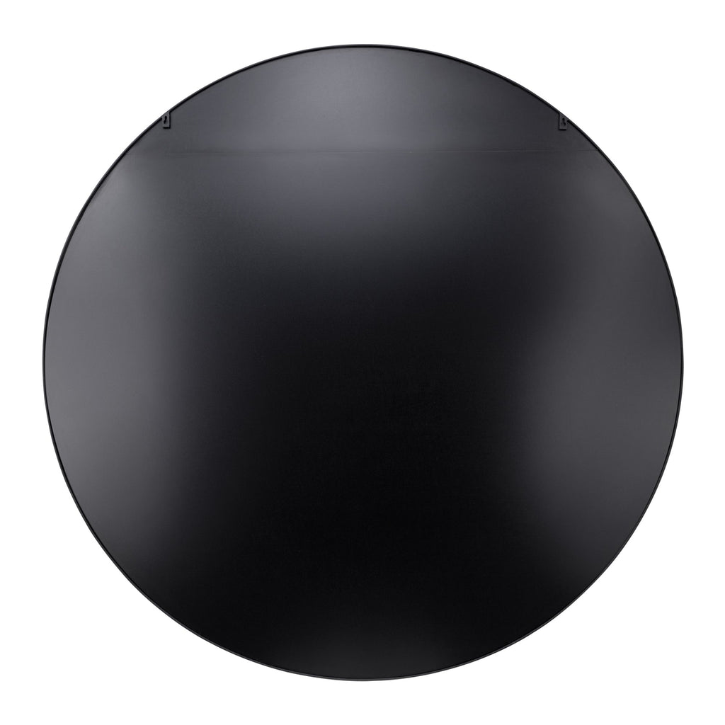 Tablet 50-in Round Wall Mirror - Black