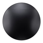 Tablet 50-in Round Wall Mirror - Black