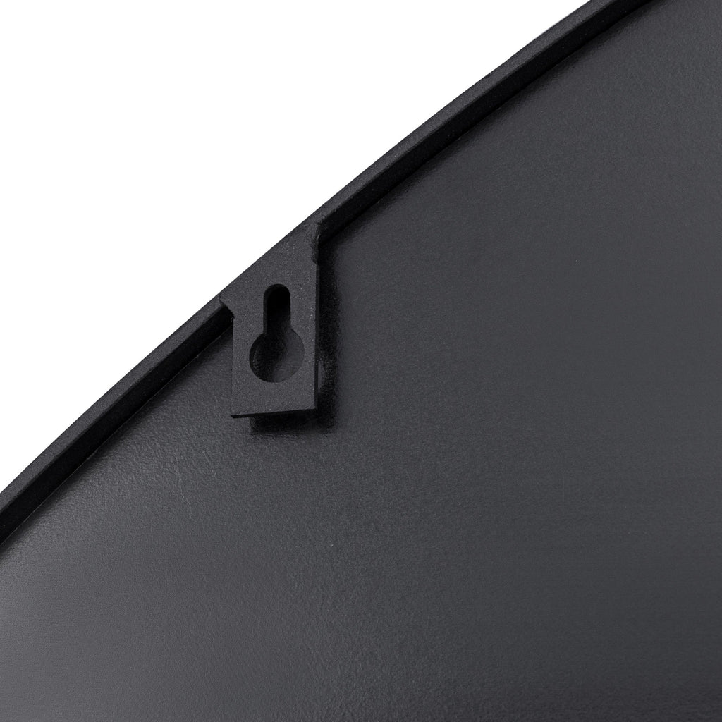 Tablet 50-in Round Wall Mirror - Black
