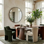 Tablet 50-in Round Wall Mirror - Bronze