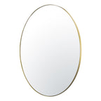 Tablet 50-in Round Wall Mirror - Gold