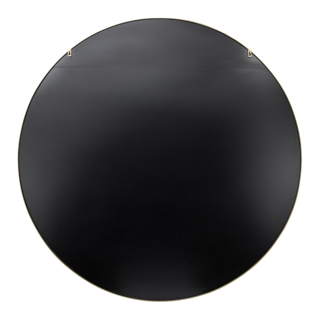 Tablet 50-in Round Wall Mirror - Gold