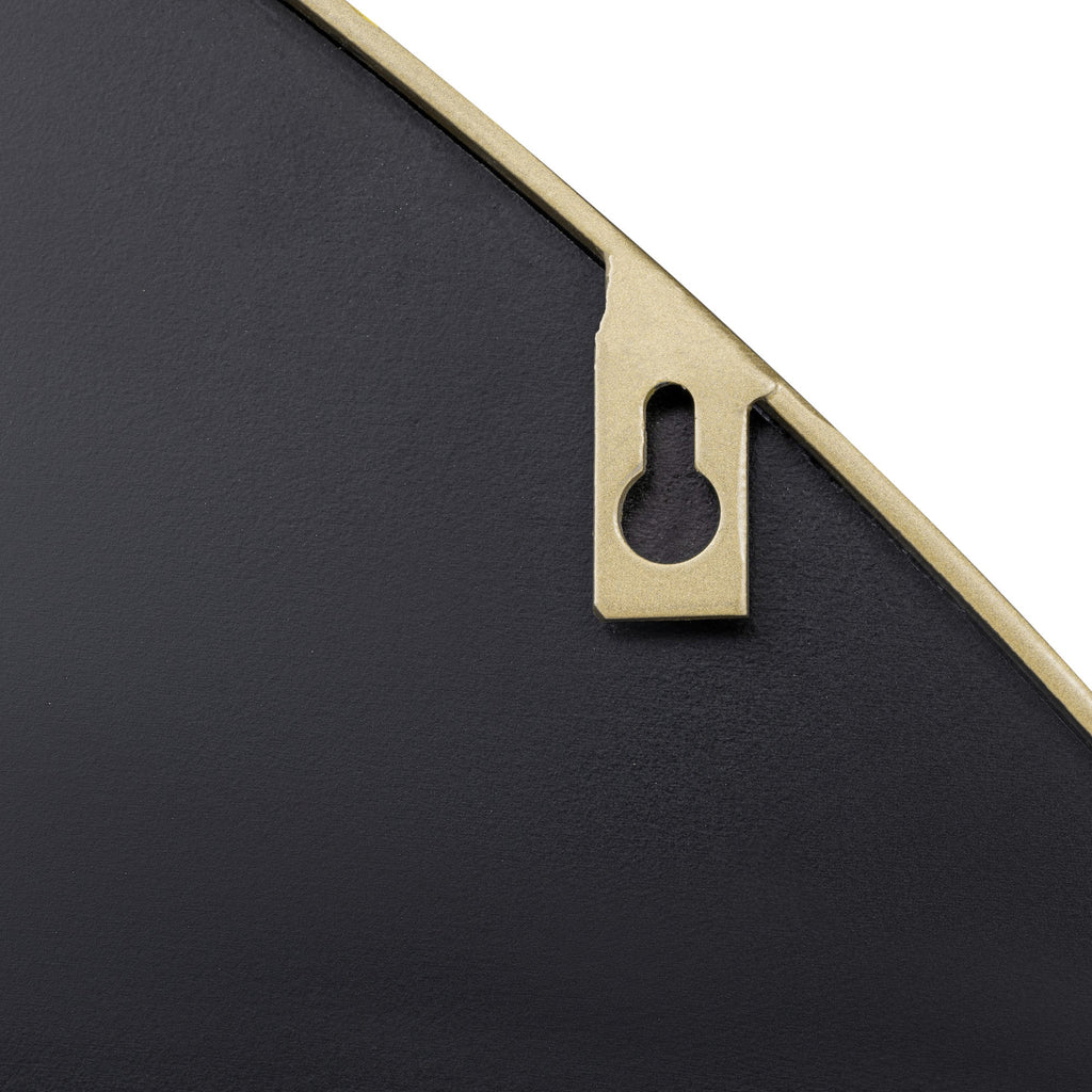 Tablet 50-in Round Wall Mirror - Gold