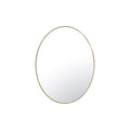 Tablet 22 x 30 Oval Mirror - Gold