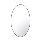 Tablet 24 x 40 Oval Mirror - Black