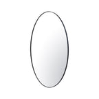 Tablet 24 x 40 Oval Mirror - Black