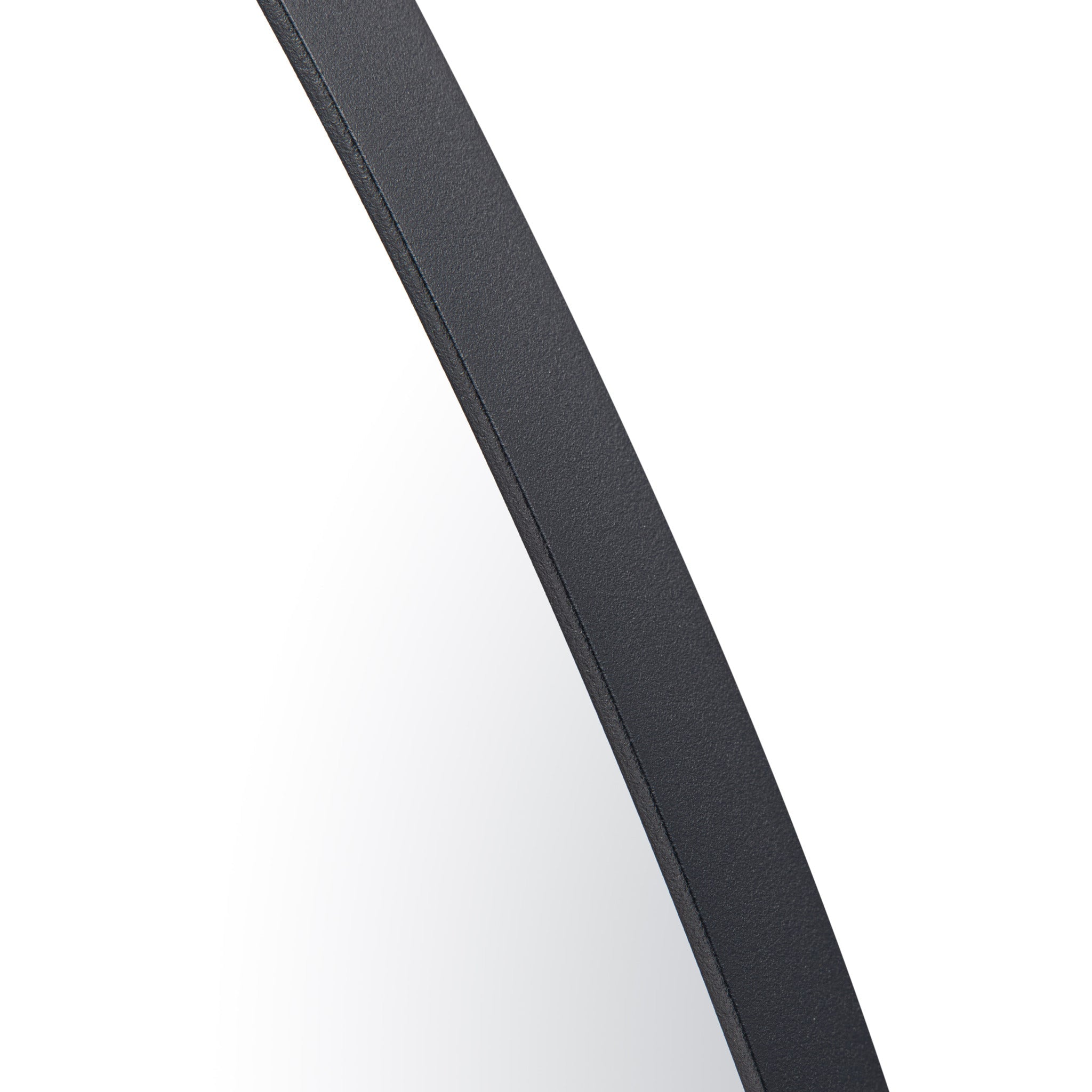 Tablet 24 x 40 Oval Mirror - Black