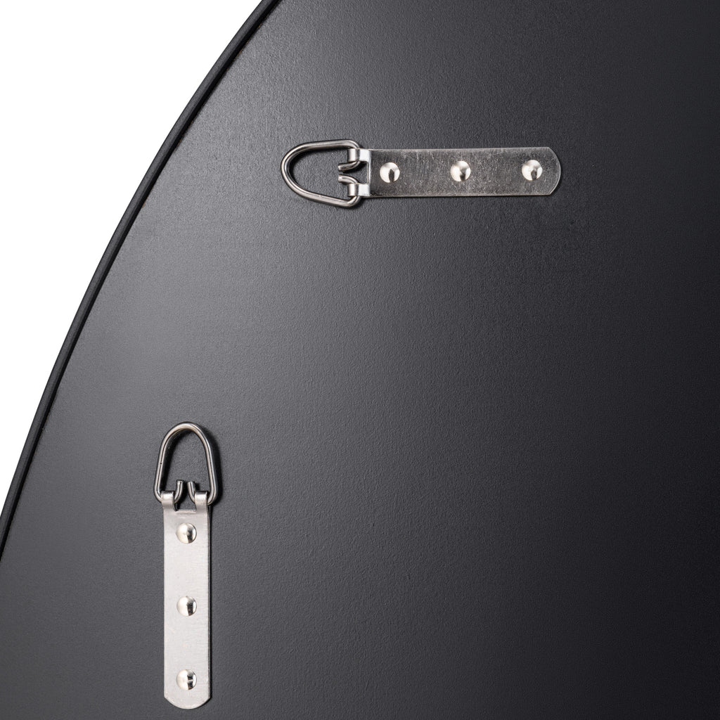 Tablet 24 x 40 Oval Mirror - Black