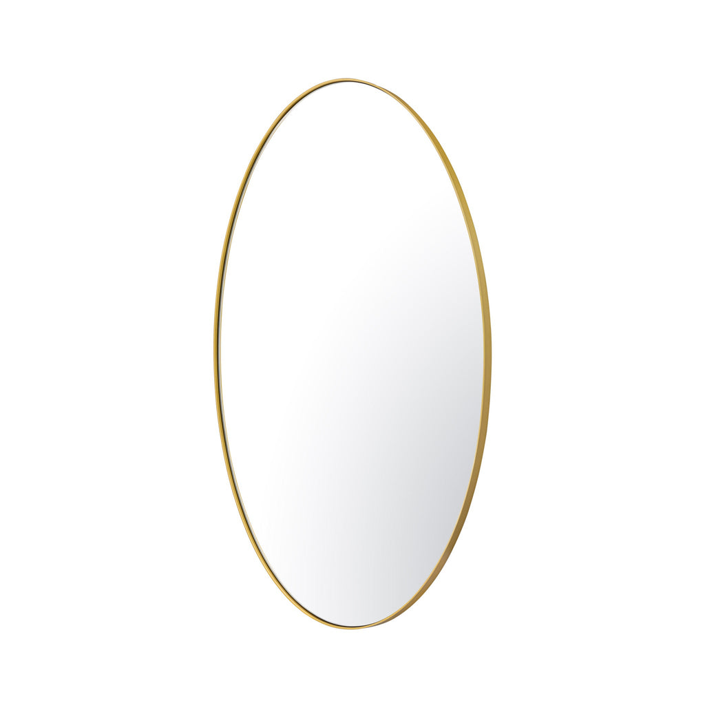 Tablet 24 x 40 Oval Mirror - Gold