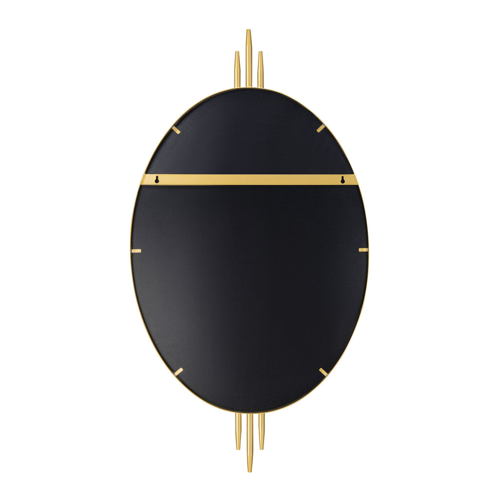 Propaganda 22x41 Oval Wall Mirror - Gold