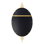 Propaganda 22x41 Oval Wall Mirror - Gold