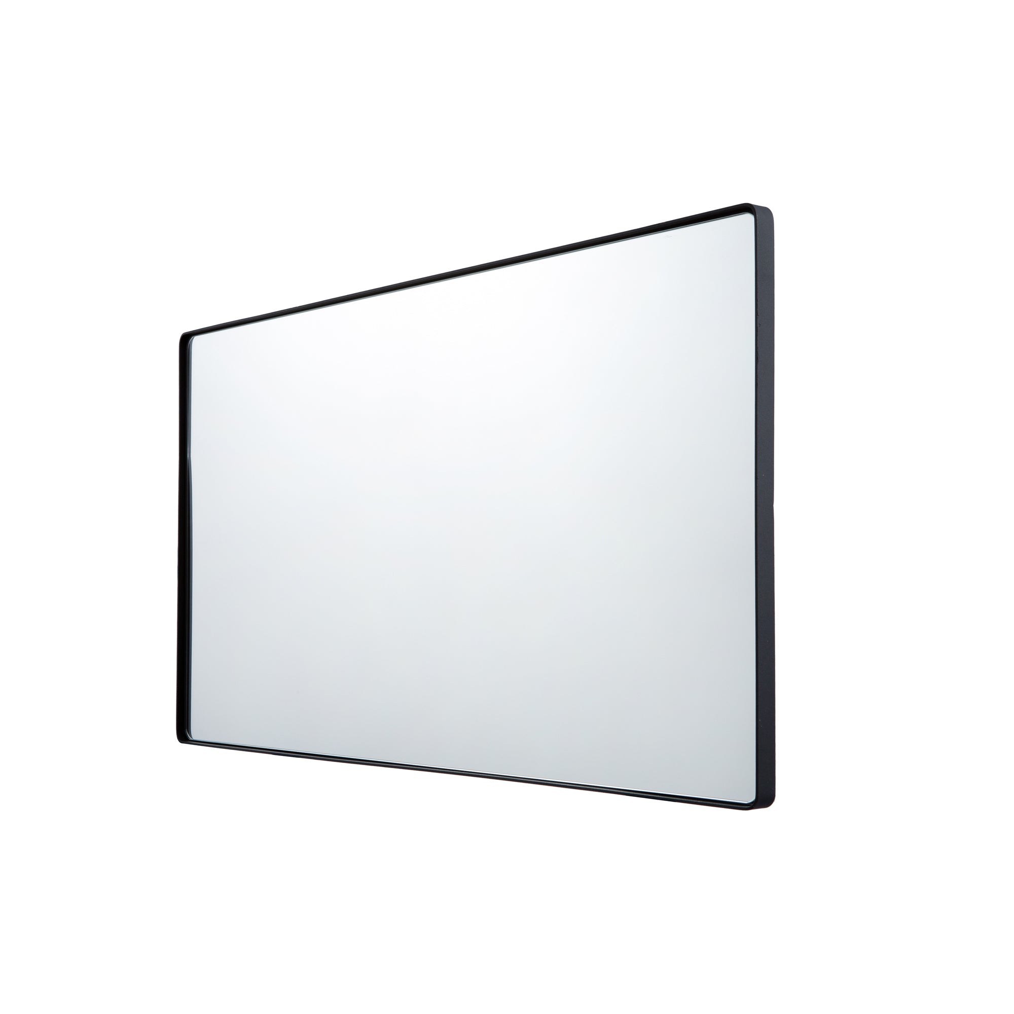 Kye 22x40 Rounded Rectangular Wall Mirror - Black