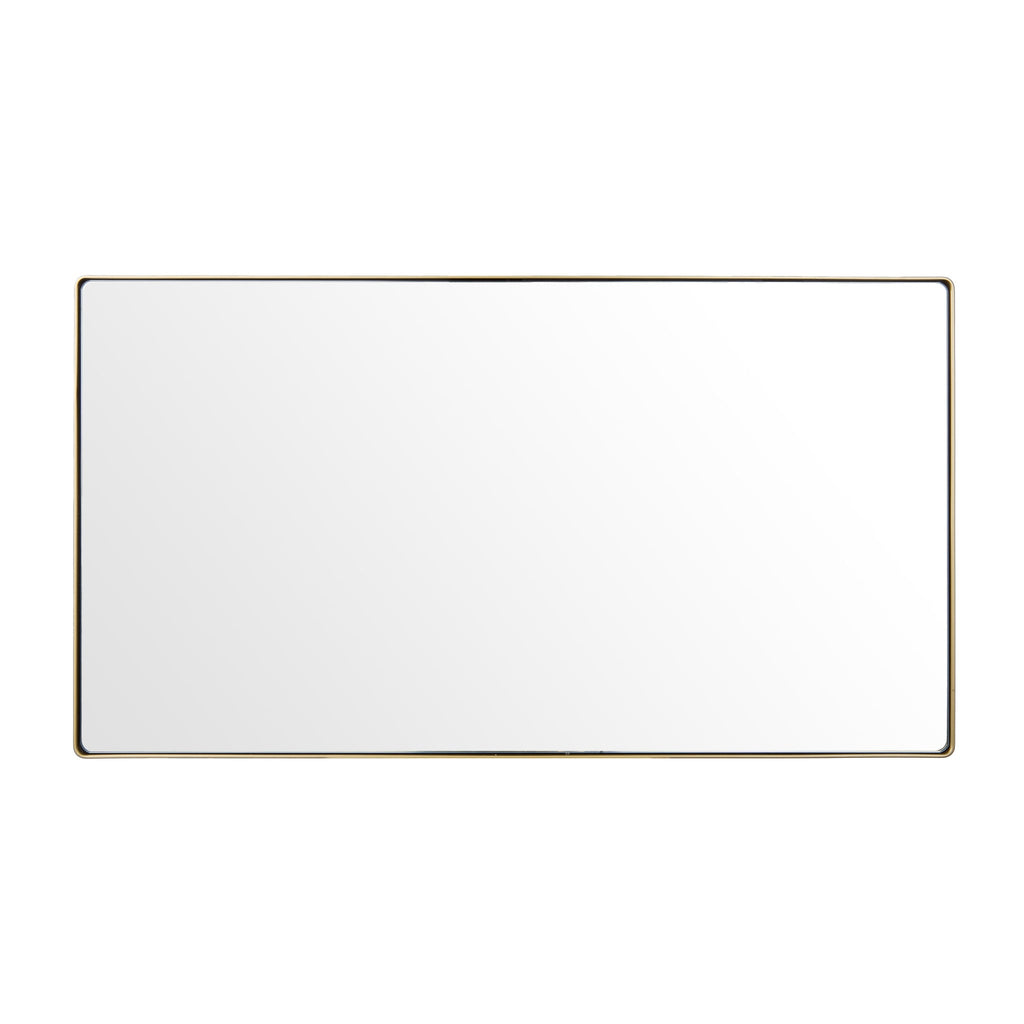 Kye 22x40 Rounded Rectangular Wall Mirror - Gold
