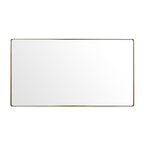 Kye 22x40 Rounded Rectangular Wall Mirror - Gold