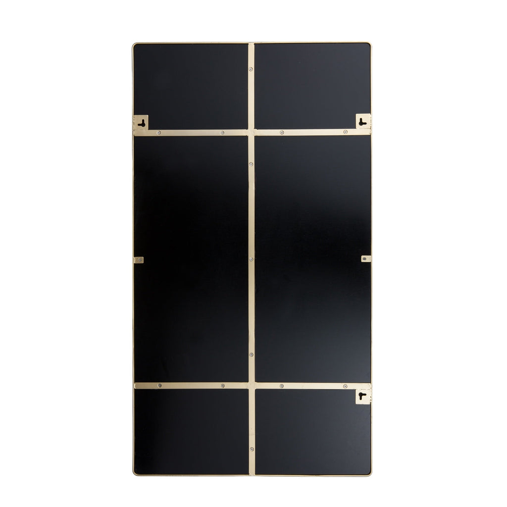 Kye 22x40 Rounded Rectangular Wall Mirror - Gold