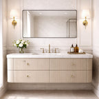 Kye 22x40 Rounded Rectangular Wall Mirror - Polished Nickel