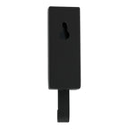 Stopwatch 22x30 Oval Powder Room Mirror - Black