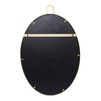 Stopwatch 22x30 Oval Powder Room Mirror - Gold