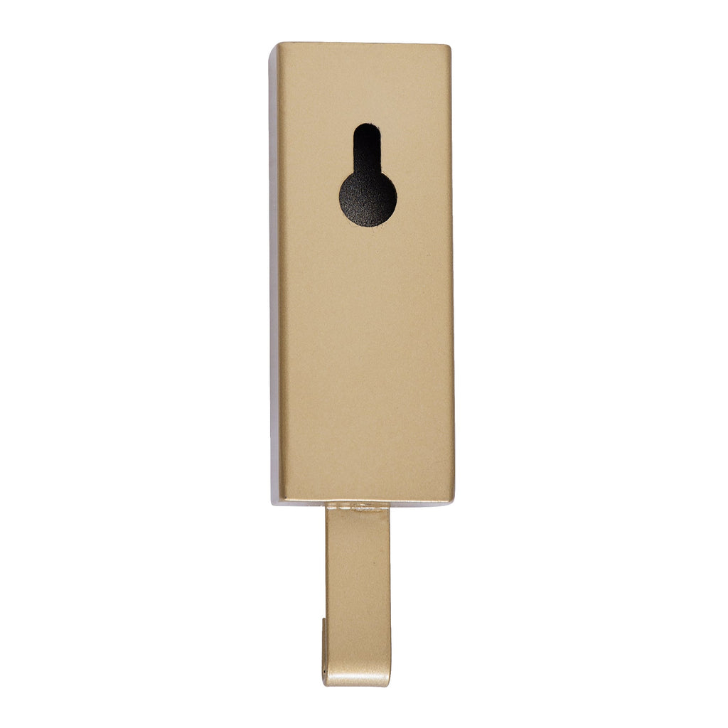 Stopwatch 22x30 Oval Powder Room Mirror - Gold
