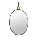 Stopwatch 22x30 Oval Powder Room Mirror - Bronze