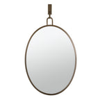 Stopwatch 22x30 Oval Powder Room Mirror - Bronze