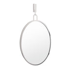Stopwatch 22x30 Oval Powder Room Mirror - Polished Nickel