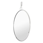 Stopwatch 22x30 Oval Powder Room Mirror - Polished Nickel