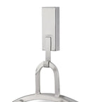 Stopwatch 22x30 Oval Powder Room Mirror - Polished Nickel