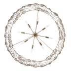 Ethereal Rose 8 Light Chandelier - Havana Gold Ombre