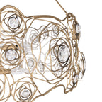 Ethereal Rose 8 Light Chandelier - Havana Gold Ombre