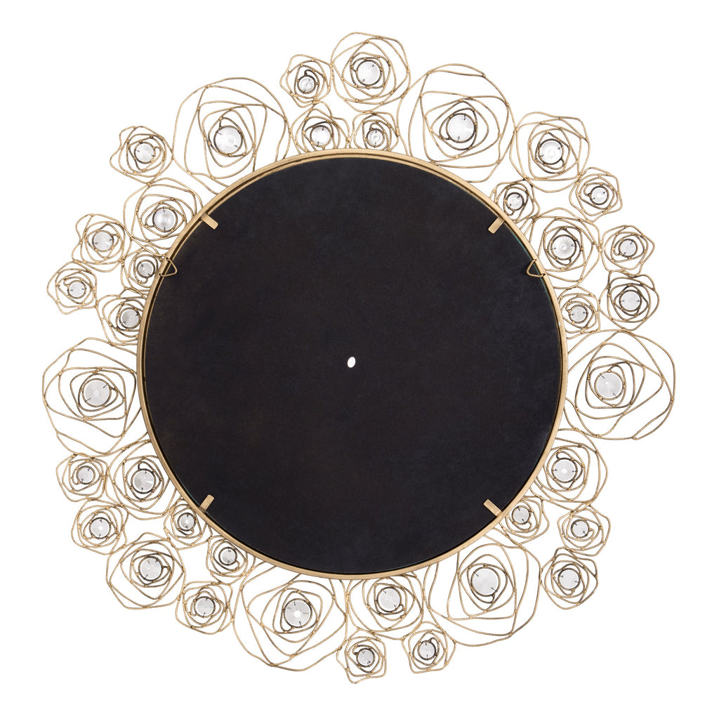 Ethereal Rose 38-in Wall Mirror - Havana Gold Ombre
