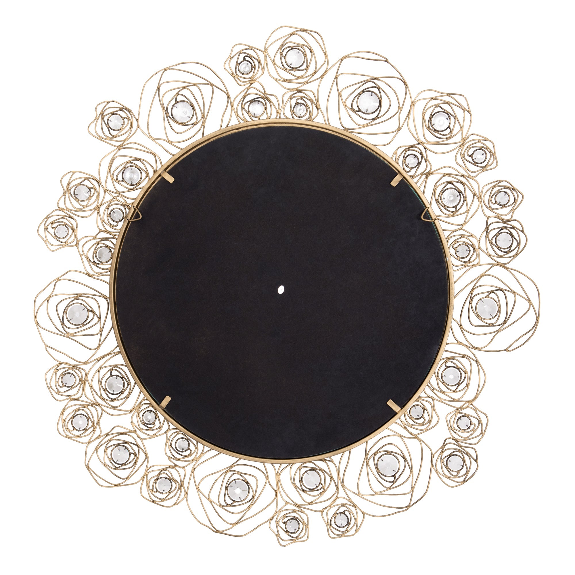 Ethereal Rose 38-in Wall Mirror - Havana Gold Ombre
