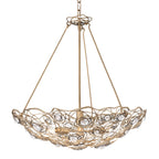 Ethereal Rose 6 Light Inverted Pendant - Havana Gold Ombre