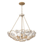 Ethereal Rose 6 Light Inverted Pendant - Havana Gold Ombre