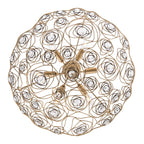 Ethereal Rose 6 Light Inverted Pendant - Havana Gold Ombre