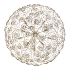 Ethereal Rose 10 Light Inverted Pendant - Havana Gold Ombre