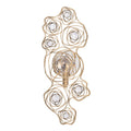 Ethereal Rose 1 Light Sconce - Havana Gold Ombre/Polished Stainless Accents